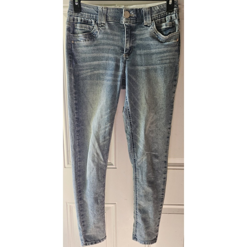 Democracy‎ "Ab" Technology Skinny Jeans Women's Size 6 Light Wash Stretch Denim